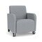 Lesro Siena Lounge Reception Guest Chair w/ Front Casters, 27 in W 29.5 in L 32.5 in H SN1101 - alternate 1
